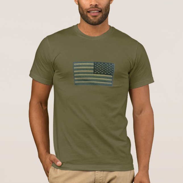 Drapeau militaire américain T-Shirt (Devant)