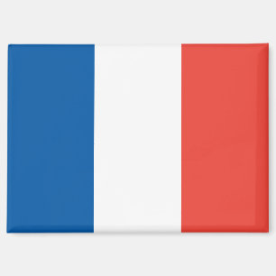 Drapeau national de la France Magnet rectangle