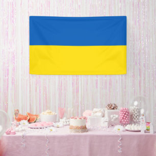 Drapeau national de l'Ukraine - Bannière rectangle