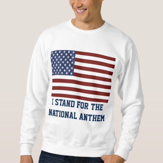 Drapeau national Sweatshirt américain patriotique (Devant)