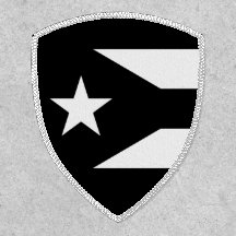 Drapeau noir de Porto Rico