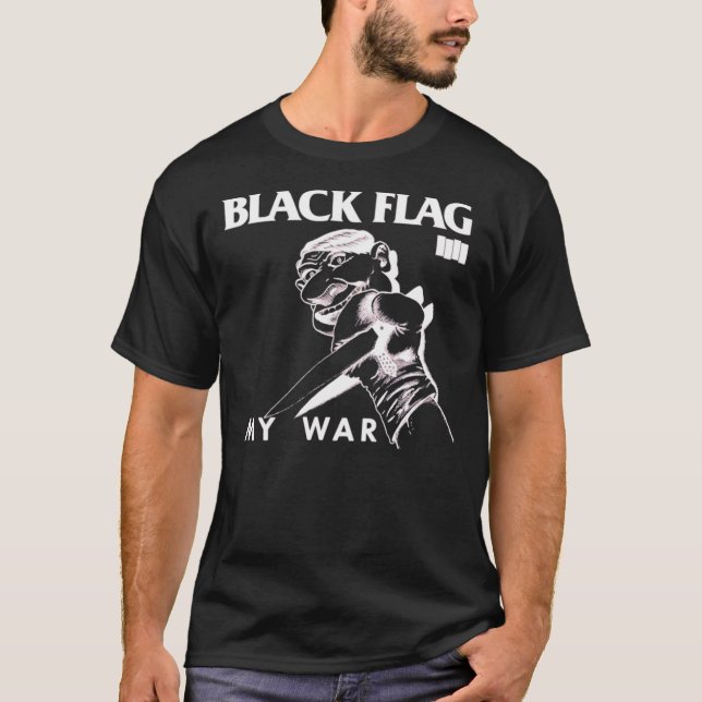 Drapeau noir - Ma chemise de guerre T-shirt essent (Devant)
