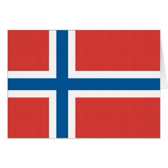 Drapeau norvégien (Devant horizontal)