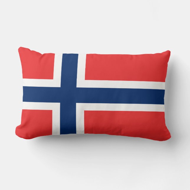 Drapeau norvégien coussin (Recto)