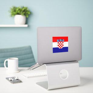 Drapeau Officiel Autocollant de Croatie   National