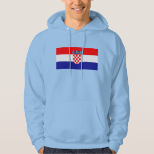 Drapeau Officiel de la Croatie Sweat à Capuche   N