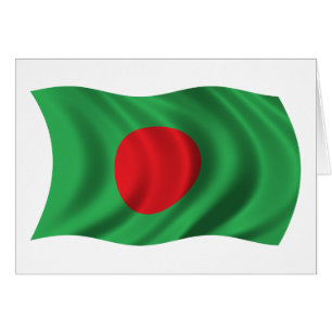 Drapeau onduleux du Bangladesh