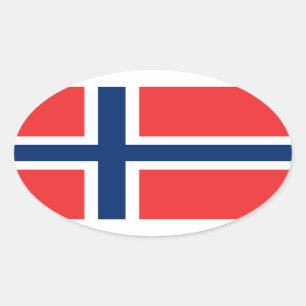 Drapeau ovale des autocollants   de voiture de