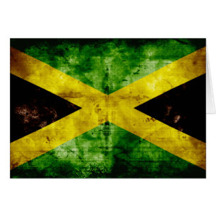 Drapeau patiné de la Jamaïque