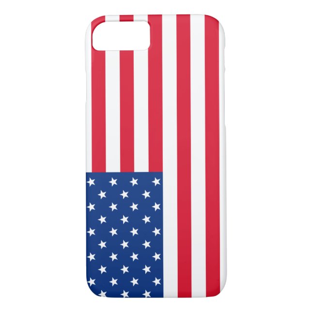 Drapeau patriotique américain coque iphone cadeau (Dos)