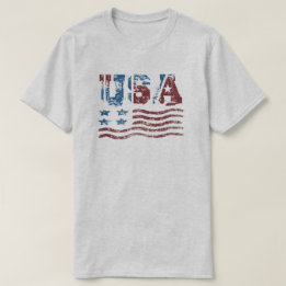 Drapeau patriotique américain T-shirt
