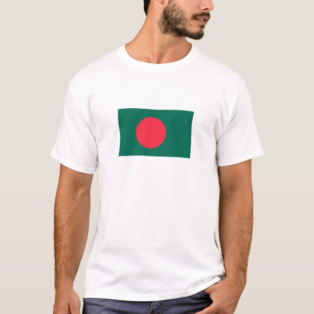 Drapeau patriotique bangladais T-shirt (Devant)