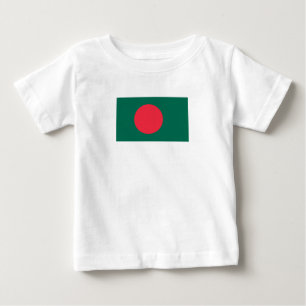 Drapeau patriotique bangladais T-shirt bébé