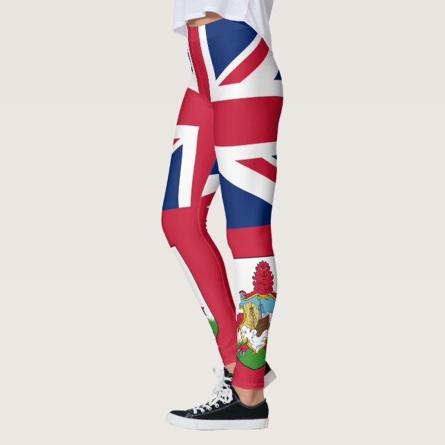 Drapeau patriotique Bermudes Leggings (Gauche)