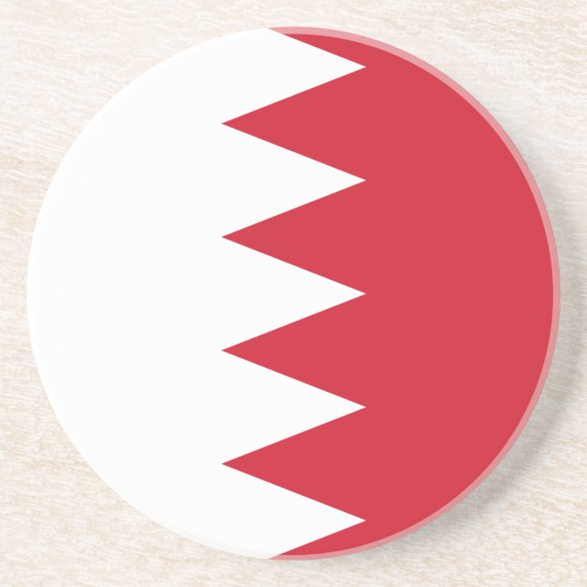 Drapeau patriotique du Dessous de verre de Bahreïn (Devant)