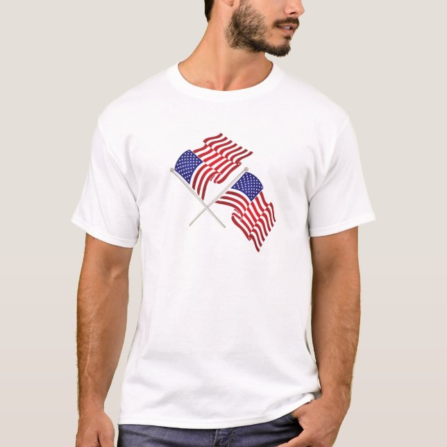 Drapeau Patriotique Hommes T-shirt (Devant)
