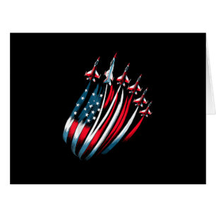 Drapeau Patriotique USA Jets Boys 4 juillet