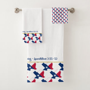 Drapeau personnalisé du TEXAS chrétien