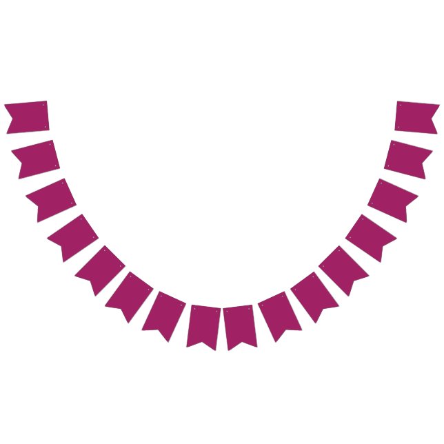 Drapeau personnalisé et décor de guirlande rustiqu (Tout)