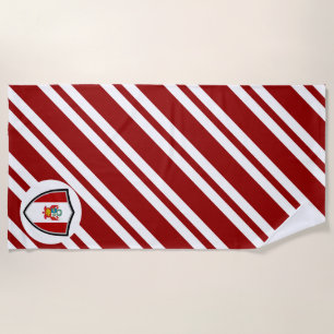 Drapeau péruvien serviette de plage