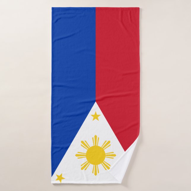 Drapeau philippin des Philippines (Serviette de bain)