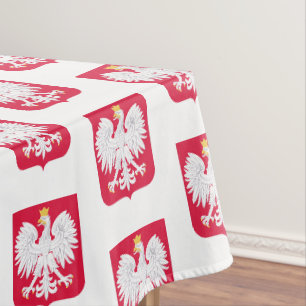 Drapeau polonais Aigle et nappe à manger polonais