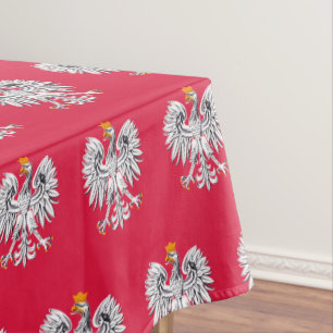 Drapeau polonais Aigle et nappe à manger polonais