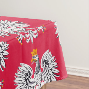 Drapeau polonais Aigle & Pologne table nappe