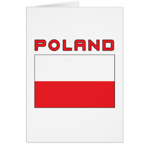 Drapeau polonais avec la Pologne