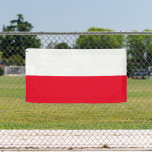 Drapeau polonais de Pologne bannière personnalisée