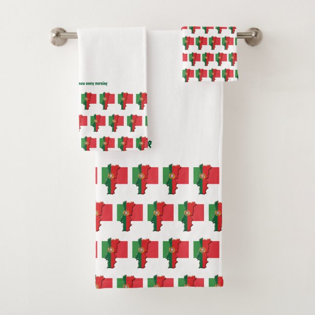 DRAPEAU PORTUGAL personnalisé (En situation)