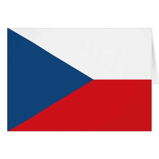 Drapeau République tchèque (Devant horizontal)