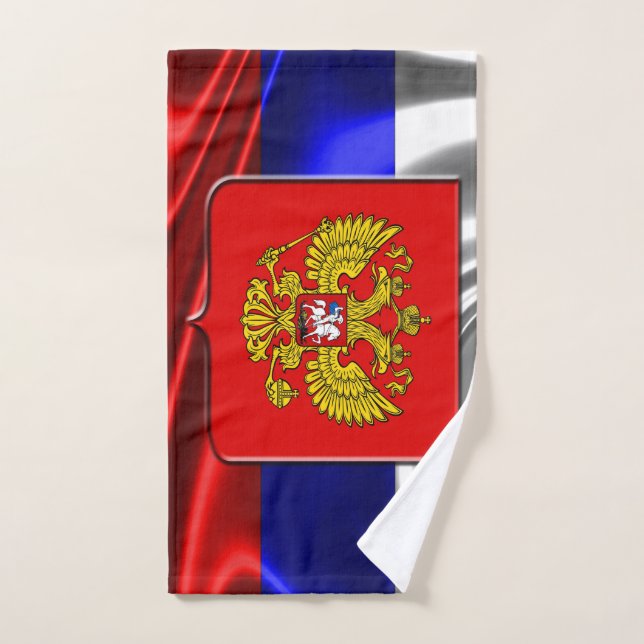 Drapeau russe (Serviette à main)