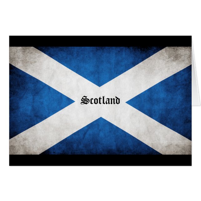 Drapeau Scotland Grunge (Devant horizontal)