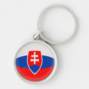 Drapeau slovaque de la Slovaquie de porte-clés
