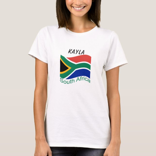 Drapeau sud-africain T-shirt (Devant)
