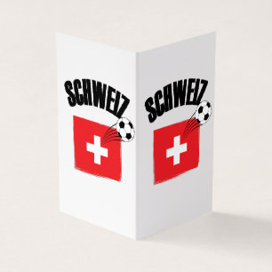 Drapeau suisse de soccer Schweiz Fussball