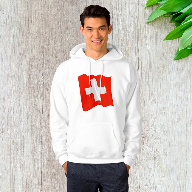Drapeau suisse Sweat - shirt à capuche (Créateur téléchargé)