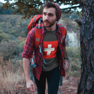 Drapeau Suisse T-shirt patriotique