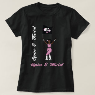 Drapeau T-shirt Fleur rose