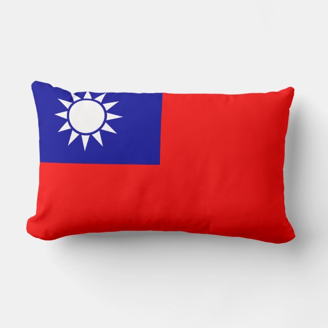 Drapeau taïwanais (chinois) coussin (Recto)