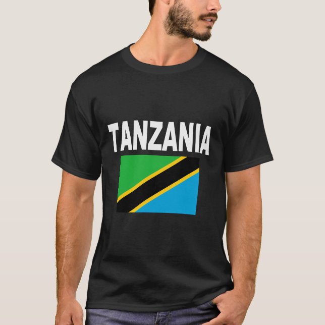 Drapeau Tanzanie Cool Sweat - shirt à capuche Drap (Devant)