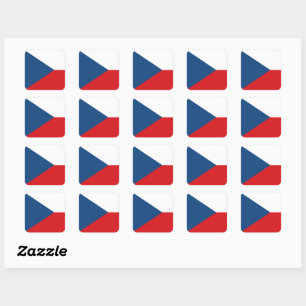 Drapeau tchèque & autocollants de mode République