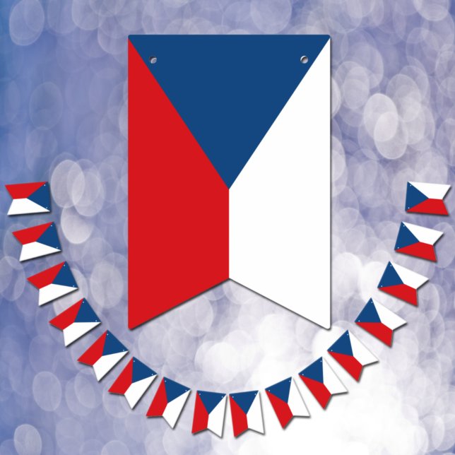 Drapeau tchèque & Parti République tchèque Bannièr (Créateur téléchargé)