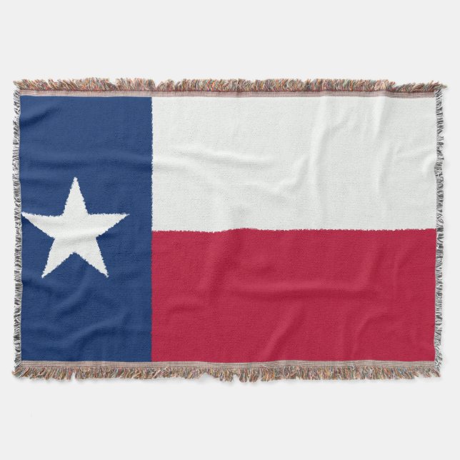 Drapeau Texas Jeter une couverture (Devant)