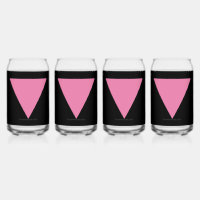 Drapeau triangle rose de SlipperyJoe's symbole ros