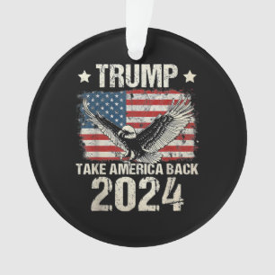 drapeau Trump 2024 reprenons l'Amérique hommes fem