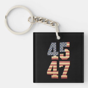 Drapeau Trump 45 47 Amérique Vintage États-Unis