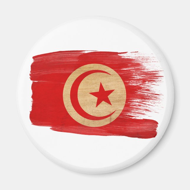 Drapeau tunisien Magnets (Devant)