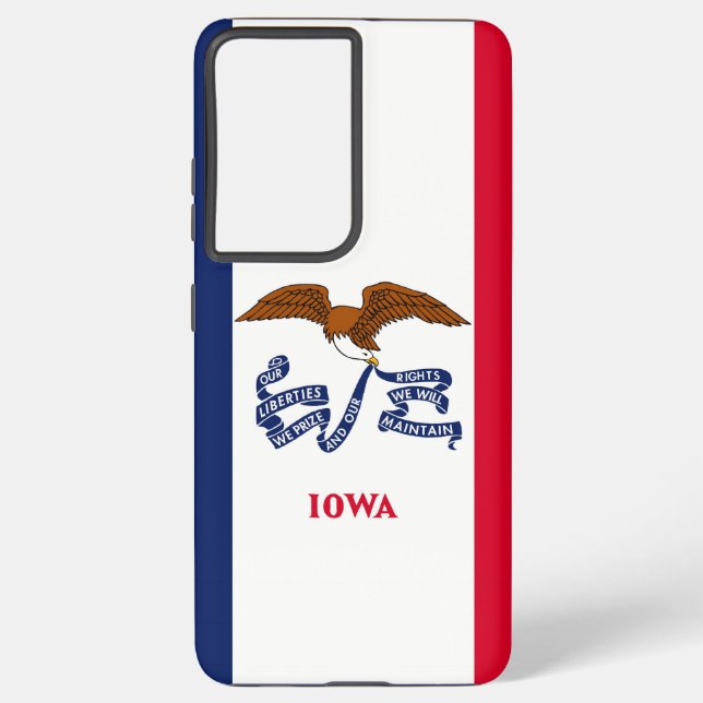 Drapeau ultra Coque Samsung Galaxy S21 de l'Iowa (Verso)
